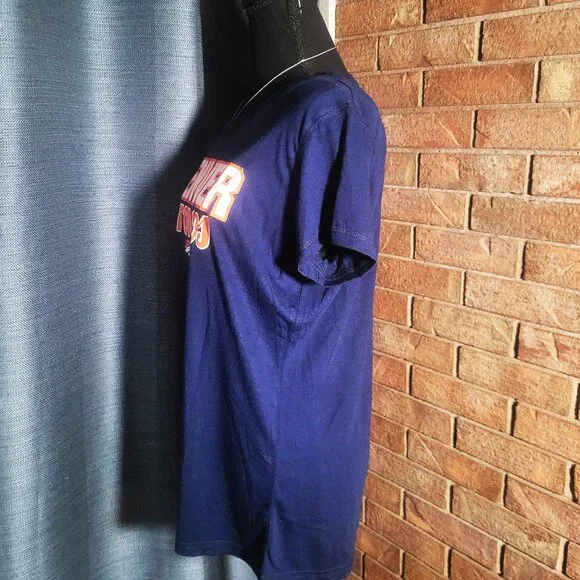 NWOT Denver Broncos Women's Round Neck Short Sleeve T-Shirt - Navy Size L - Picture 3 of 9